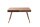 Bureau avec tiroir en bois de sheesham naturel 117x75 cm