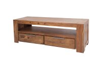 Buffet TV en bois de sheesham 130 x 45 cm tiroirs grand...