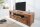 Buffet TV en bois de sheesham 130 x 45 cm tiroirs grand compartiment