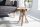 Table dappoint en teck naturel 45x40 cm artisanale