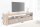 TV Lowboard bois Sheesham largeur 170 cm tiroirs grand compartiment