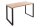 Bureau Industrial MDF fer 120 x 75 cm piètement traîneau