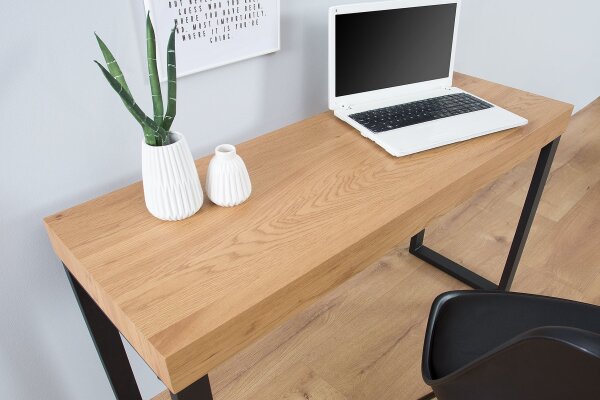 Bureau MDF fer 120 x 75 cm design industriel