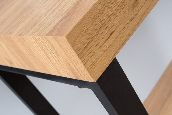 Bureau MDF fer 120 x 75 cm design industriel