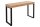 Bureau MDF fer 120 x 75 cm design industriel