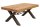 Table basse bois (chêne sauvage) métal 110 x 60 cm