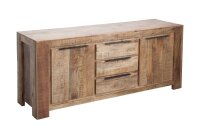 Buffet en bois de manguier 174 x 76 cm fait main tiroirs...