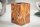 Table dappoint en teck rondelles darbre 30x30 cm artisanales