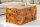 Table basse en teck naturel 90 x 60 cm artisanale