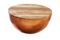 Table coffre ronde Ø 60 cm bois dacacia...
