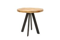 Table à manger mangue bois métal 80 x 80 cm...