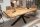 Table de salle à manger mangue bois métal 180 x 90 cm design industriel