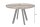 Table de salle à manger ronde Ø 120 cm bois de manguier métal design industriel