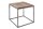 Table dappoint Bois recyclé Métal 40x40 cm Artisanat