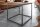 Table dappoint Bois recyclé Métal 40x40 cm Artisanat