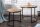 Set de 2 tables dappoint rondes en bois de manguier et métal