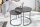 Set de 2 tables dappoint en bois de manguier et métal gris noir