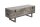 Banc coffre en bois dacacia métal gris noir 115x35 cm