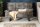 Banc coffre en bois dacacia métal gris noir 115x35 cm