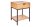 Table de nuit avec tiroir Placage bois véritable Métal