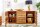 Buffet en bois largeur 160 cm H : 75 cm 3D Portes Moderne