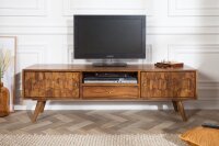 TV Lowboard Golz Sheesham 140 cm de large Façades...