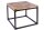 Table dappoint mangue bois métal 60 x 60 cm
