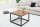 Table dappoint mangue bois métal 60 x 60 cm