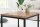 Table dappoint mangue bois métal 60 x 60 cm