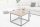 Table dappoint mangue bois métal 60 x 60 cm