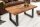 Table basse en bois de sheesham et métal 100 x 60 cm