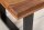Table basse en bois de sheesham et métal 100 x 60 cm