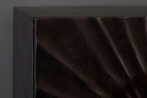 Highboard noir or 100 x 120 cm travail manuel bois métal