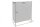 Highboard noir or 100 x 120 cm travail manuel bois métal
