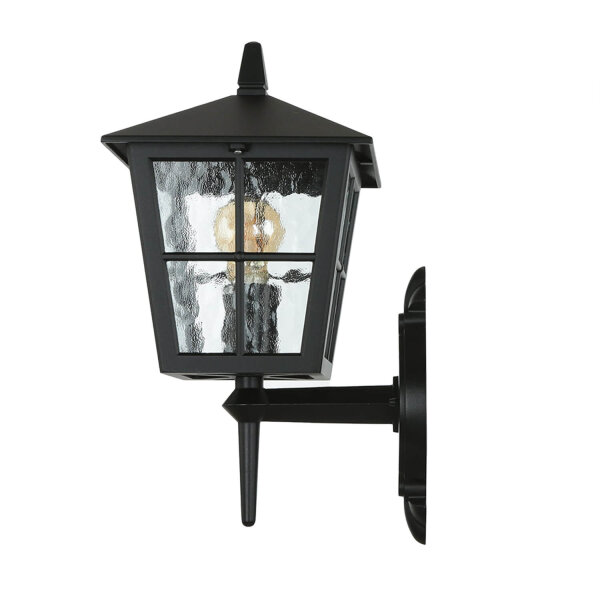 Lanterne dextérieur Noir Aluminium IP43 Rustique LUDGER