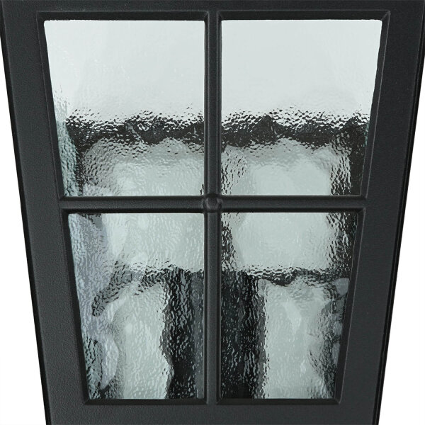 Lanterne dextérieur Noir Aluminium IP43 Rustique LUDGER