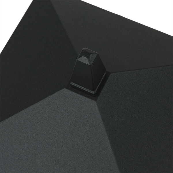 Lanterne dextérieur Noir Aluminium IP43 Rustique LUDGER