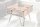 Table dappoint bois de sheesham métal 45 x 35 cm