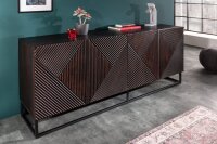Armoire dappoint bois métal largeur 177 cm brun...
