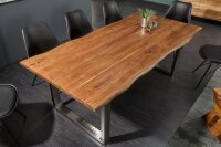 Table de salle à manger en bois dacacia...