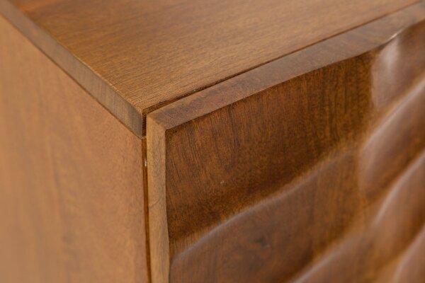 Buffet bois de manguier métal 177 x 76 cm fait main