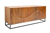 Buffet bois de manguier métal 177 x 76 cm fait main