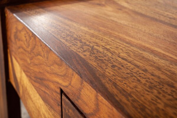 Table basse avec tiroir en bois de sheesham naturel 100x50 cm