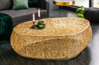 Table basse en métal doré 122 x 122 cm...