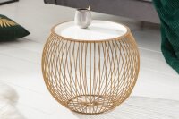 Table basse en métal doré 41x41 cm fait...