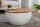 Table basse en bois dacacia métal naturel blanc 60x60 cm artisanale