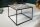 Table basse en marbre métal gris noir 50 x 50 cm