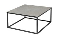 Table basse en céramique gris aspect béton...