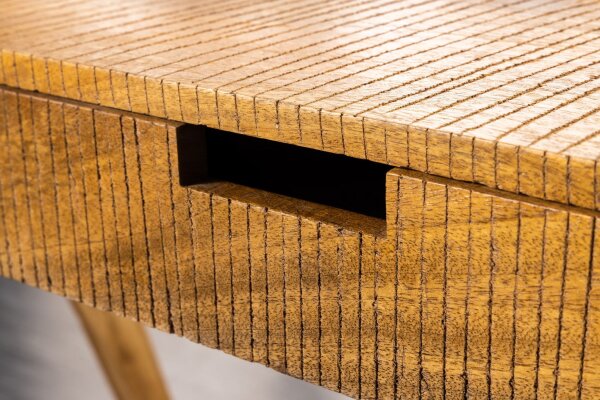 Bureau avec tiroir en bois de manguier naturel 120x86 cm