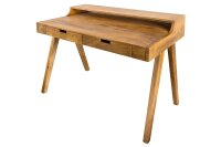 Bureau avec tiroir en bois de manguier naturel 120x86 cm